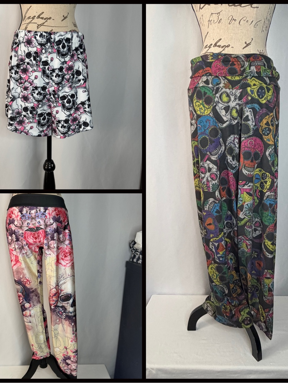 Skull Lounge Pants, Shorts & Socks, XL